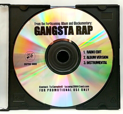 CD) Gangsta Rap ‎– House Shoes , Promo, Single, NM, 3 Tracks, Rare
