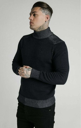 Mens SikSilk Sik Silk King Turtle Neck 