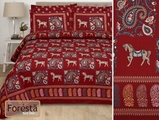 Premium Rajasthani print bedsheet 100 premium cotton 100 108 inches size 350 tc