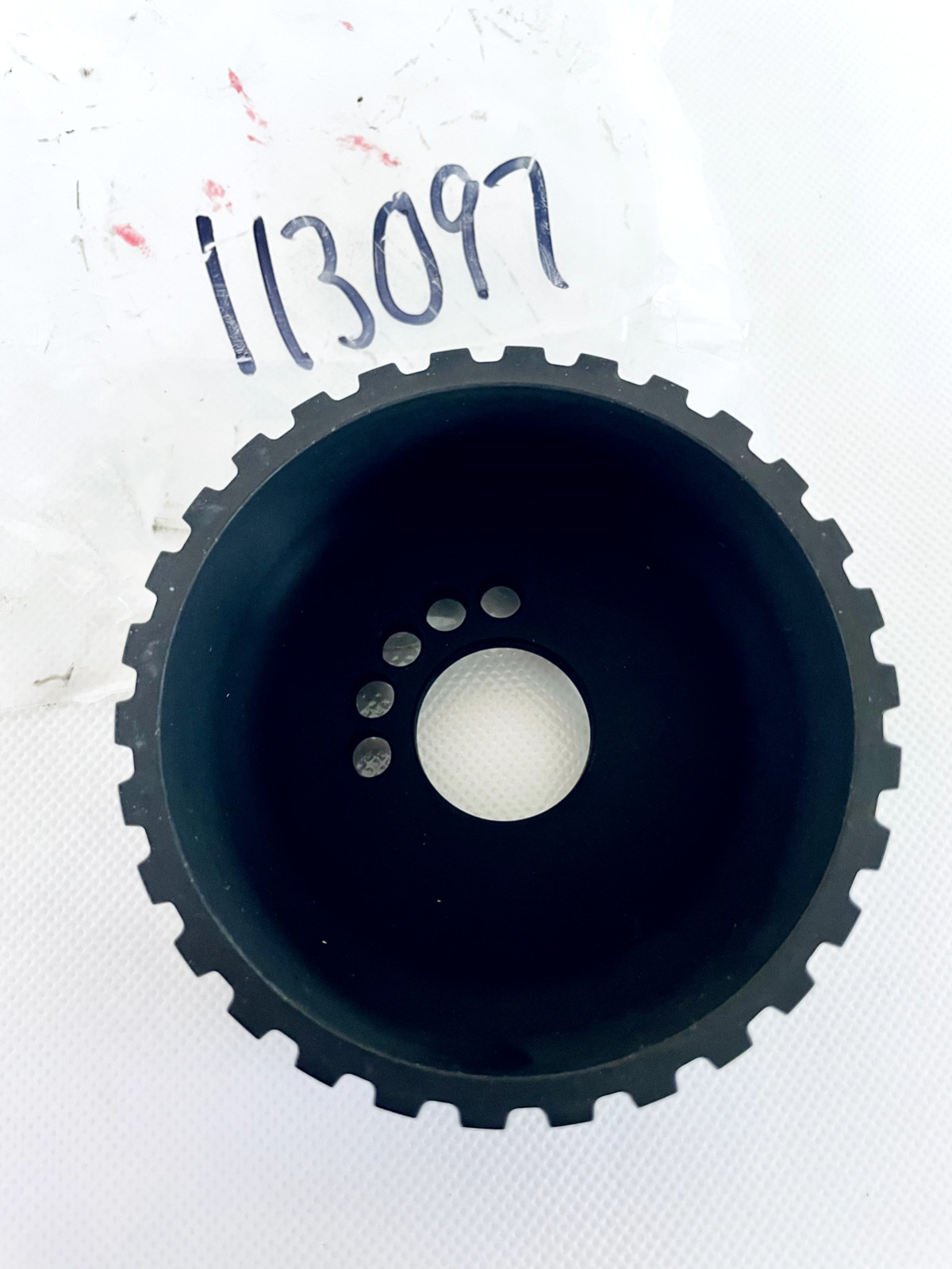 OEM NEW-Ferrari Cam Belt Sprocket, Original Steel (Inner Belt Guide)  P/N 113097