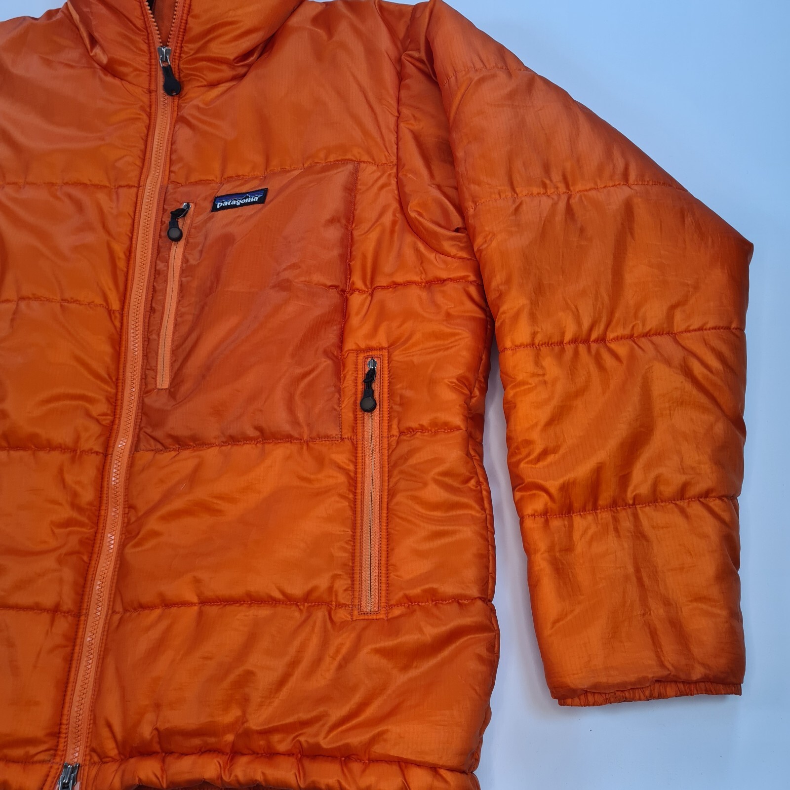 Vintage 1990s Patagonia Das Parka Puffer Jacket Medium Orange 90s image 4