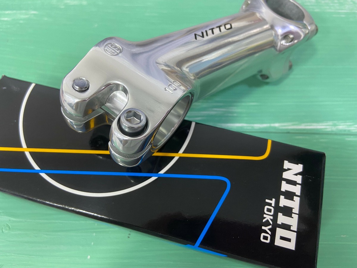 NITTO NJ-89 100mm NJS Φ25.4 中古・試着品 NITTO* nj-89 stem (black) - BLUE LUG GLOBAL ONLINE STORE