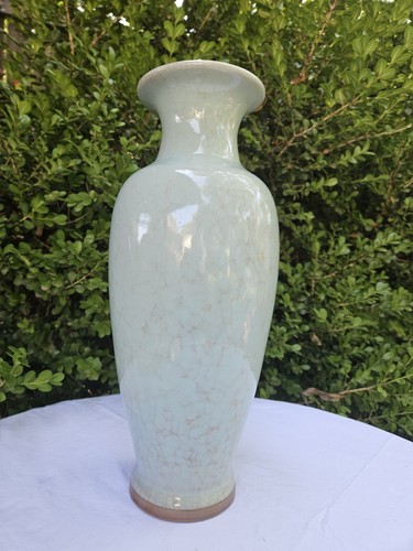 Ceramic Flower Vase,Vase For Decor, Fish Tail Ceramic Vase 14.5" Tall - Picture 4 of 8
