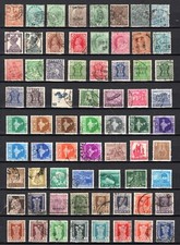 Inde  Lot de 78  timbres différents Oblitérés