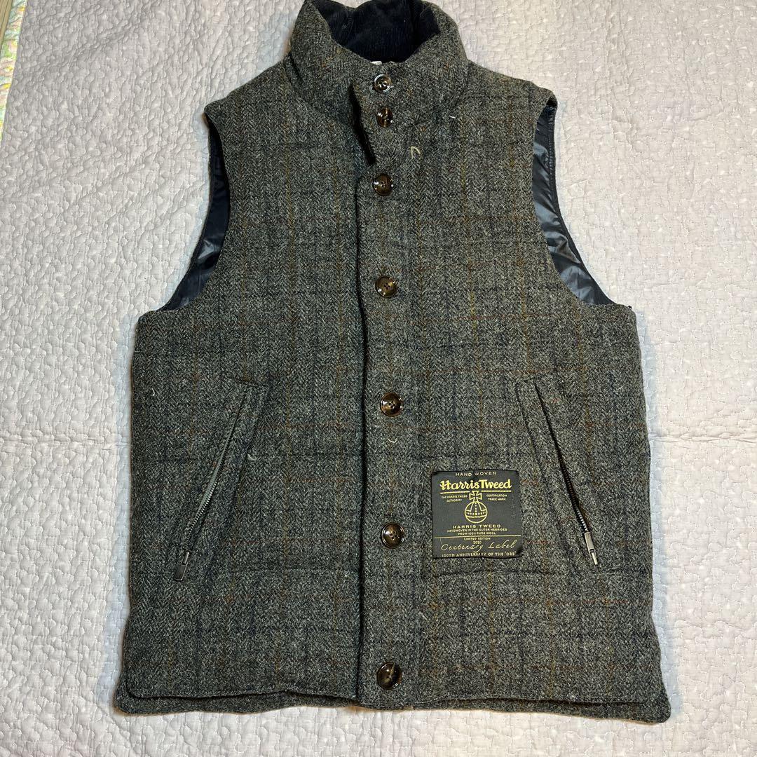 ◇即決◇ ( EDIFICE × HARRIS TWEED ジャケット ブラック ) 美品 