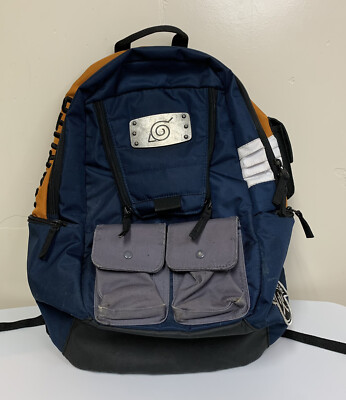 Naruto BIOWORLD SHIPPUDEN Hidden  NINJA Backpack BRAND NEW With Tags Naruto - Hidden Leaf Ninja Utility Laptop Backpack  main image 4