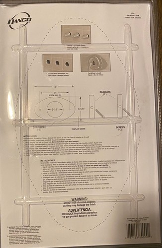 NEW DANCO 80000 UNIVERAL SINGLE HOLE TUB & SHOWER FAUCET REMODELING COVER CHROME - Picture 3 of 3