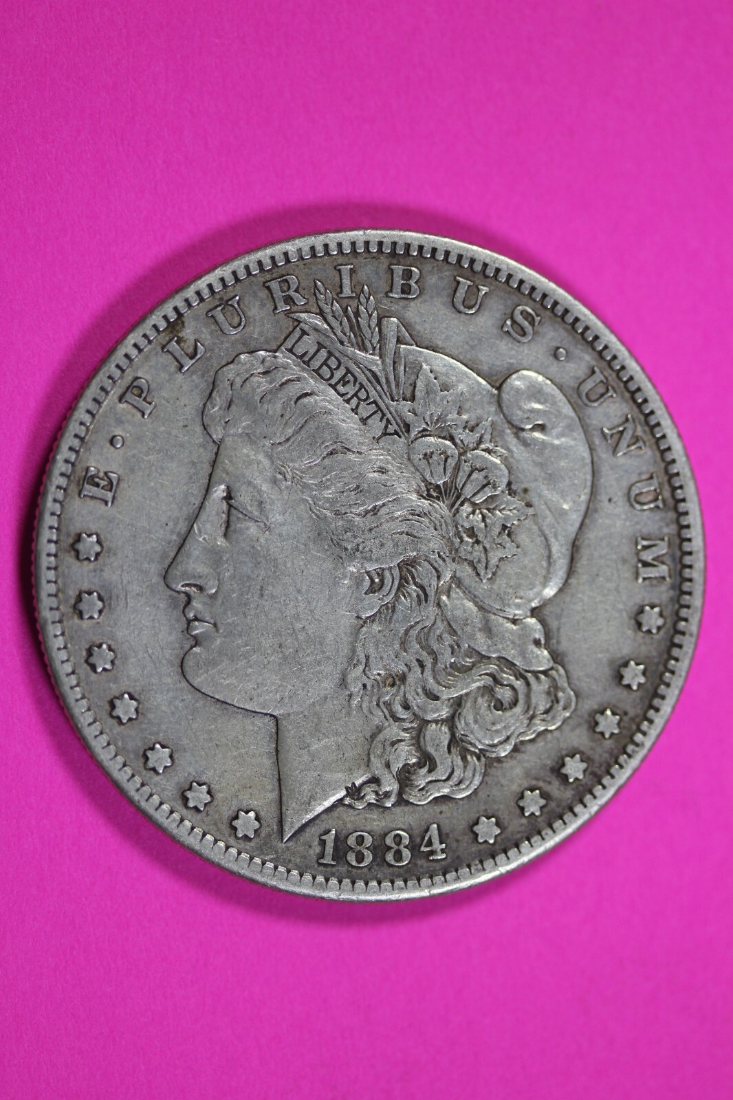 High Grade 1884 S Morgan Liberty Silver Dollar Rare Key Date San Francisco 119