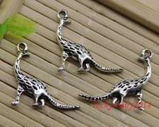 30/60pcs retro Jewelry Making lovely dinosaur alloy charms pendant 20x21mm