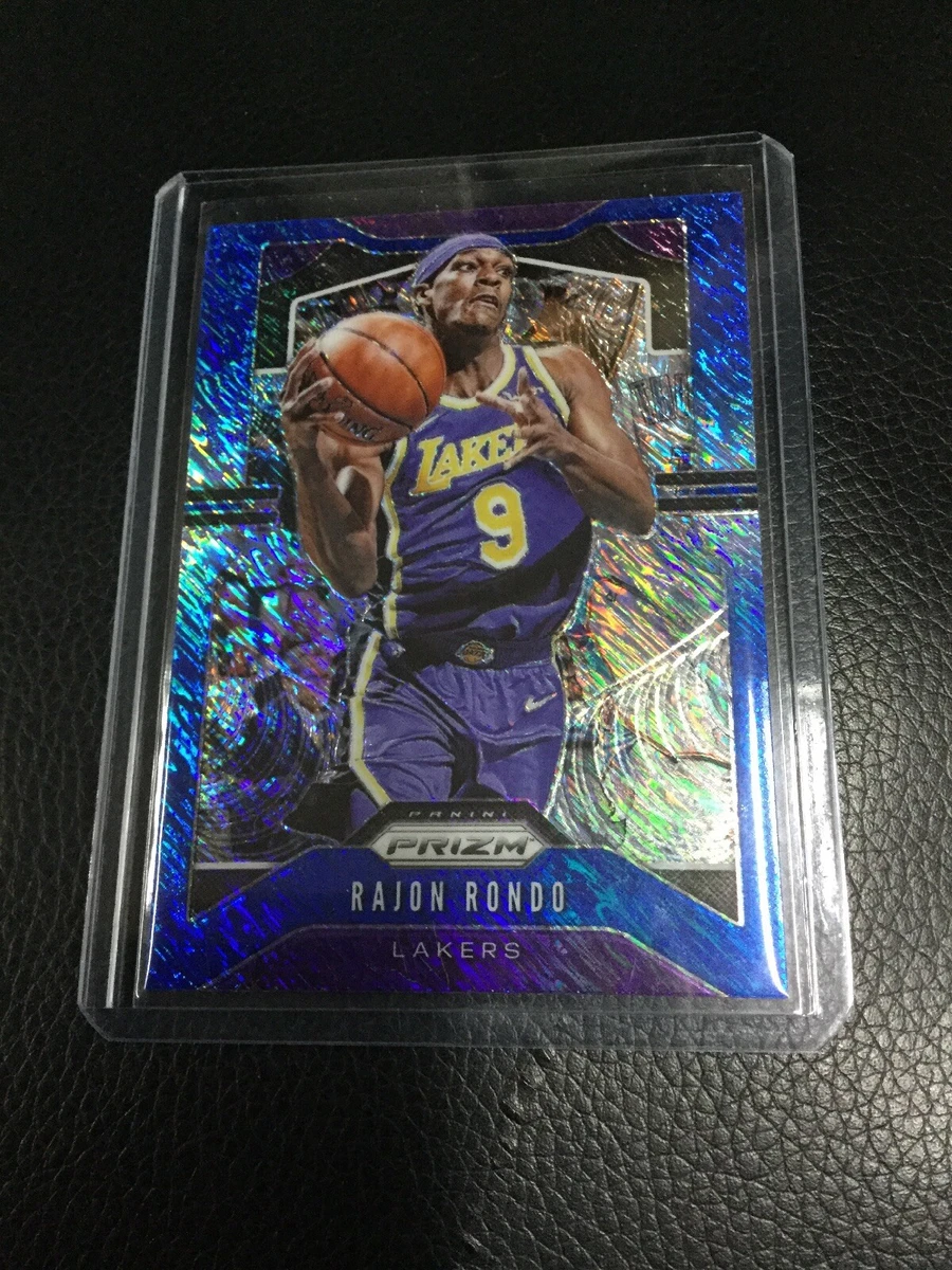 2019-20 Panini Prizm FOTL Rajon Rondo Blue Shimmer Refractor LA 
