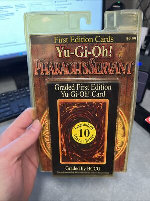 Mystery/unknown graded yugioh card Mint 9 or gem mint 10 graded card..  Unsealed | eBay