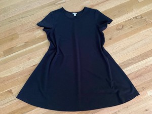 polyester swing dress