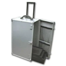 Jewelry Tray Carrying Case with Trays, Wheels & Handle ~ Holds 12 to 24 Trays
