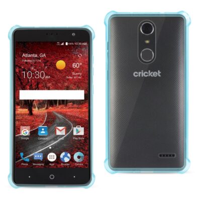 Reiko ZTE Grand X4 Clear Bumper Case with Air Cushion Protection in Clear Navy |