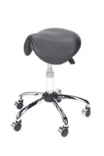 Everyway4all SN-BK High Quality Saddle Stool , Narrow Base for precision Task