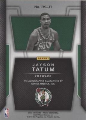 2017-18 Panini Prizm - Jayson Tatum #RS-JT for sale | eBay