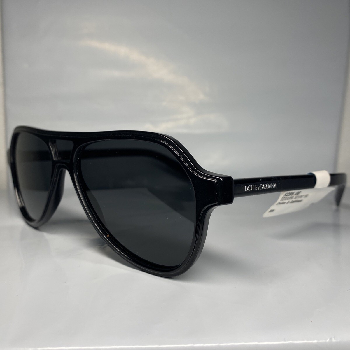 Dolce & Gabbana Black Aviator Sunglasses DG4355 56-15-145  display picture 3