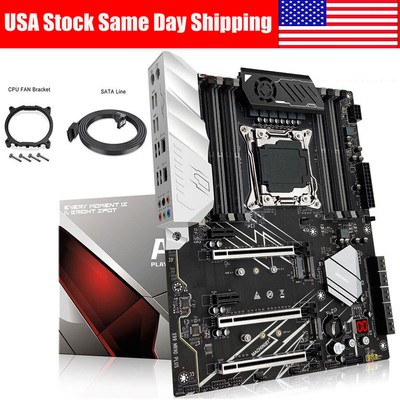 LGA 2011-3 X99 Motherboard 8*DDR4 RAM SATA WIFI NVME M.2 Support Xeon E5 V3 V4