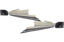 09-14 Ford F-150 Super Cab Slip-on Rocker Panels And Cab Corners of Left & Right