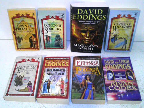 8 David Eddings Books complete Belgariad series + all 3 Belgariad & Malloreon - Picture 1 of 3