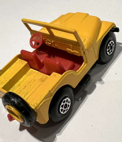 Vintage Matchbox Lesney No.72 Jeep gelb + rote Blende ohne Verpackung Top Zustand - Bild 8 von 11