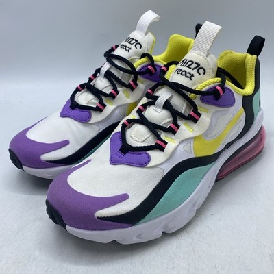 Nike Air Max 270 React GS Marathon Running Shoes BQ0103-101 Size 4Y New