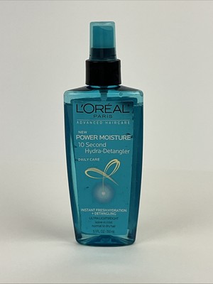 L'Oreal Power Moisture 10 Second Hydra-Detangler Leave In Mist  5.1 oz