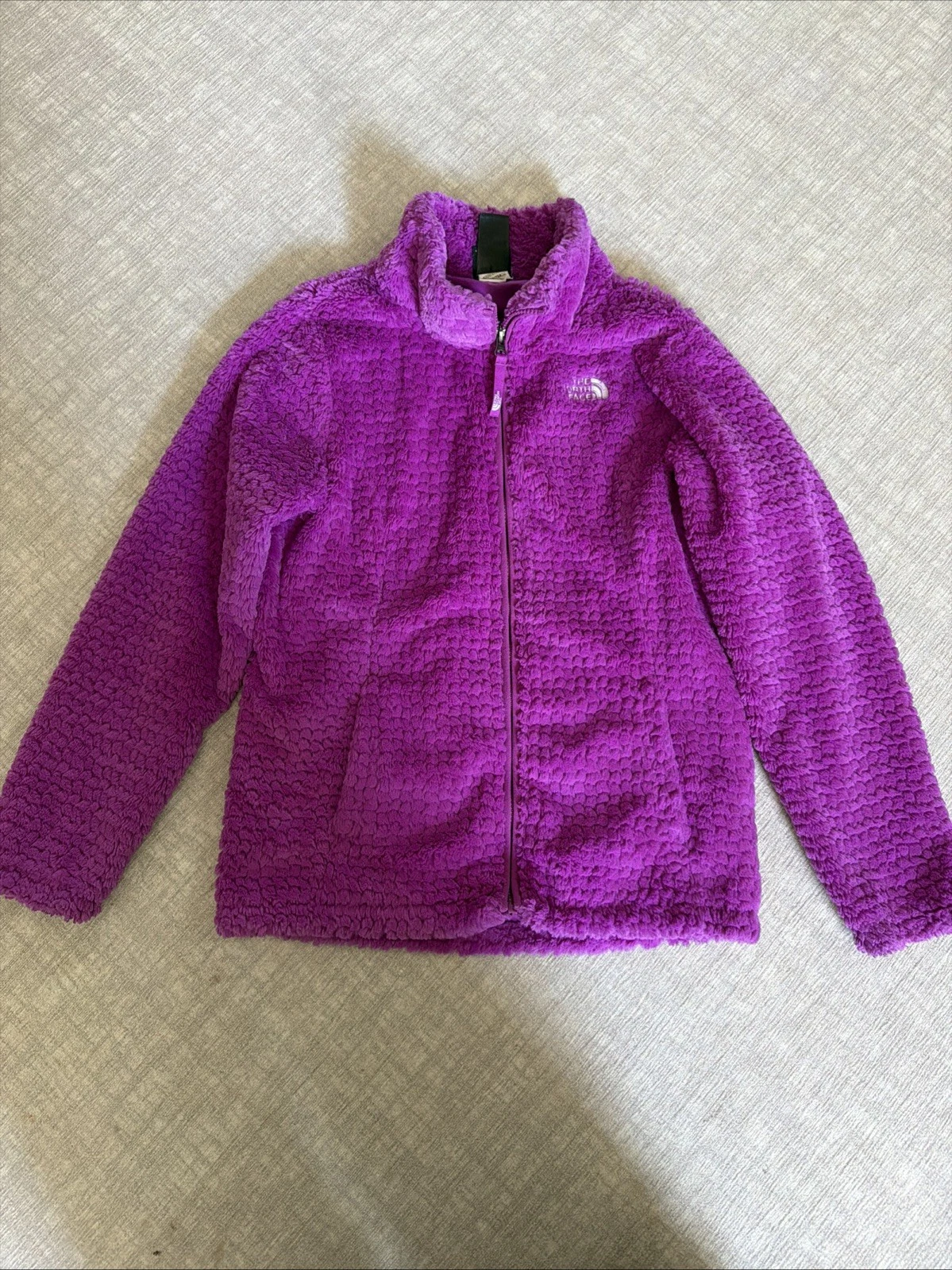 The North Face laurel Girls Jacket Size Large (14/16) zip magic magenta Fleece