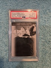 2010 Plates And Patches Aaron Hernandez 1 Of 1 Auto Plate Autograph PSA 10 RARE