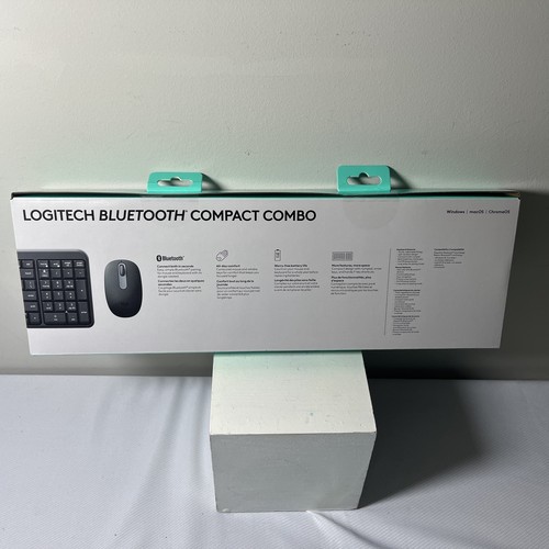 Logitech Bluetooth Compact Combo Wireless Keyboard & Mouse Combo - Brand New - Picture 3 of 11