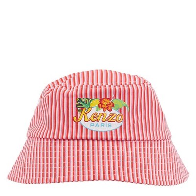 Kenzo Girls Striped Pattern Bucket Hat