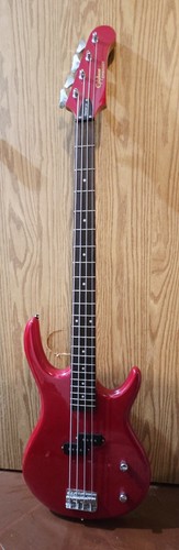 Epiphone Embassy 2007 Red Four String Base With Case, Good Condition