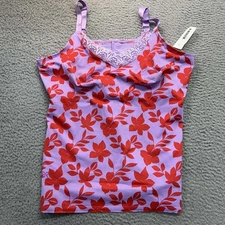 Ruby Ribbon Diva Lace Cami Camisole Womens Shaping Top Size 38 Tank 1949 NWOT