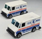 Hot Wheels Blackwall Lot Of 2 Letter Getter US Mail Truck Vintage