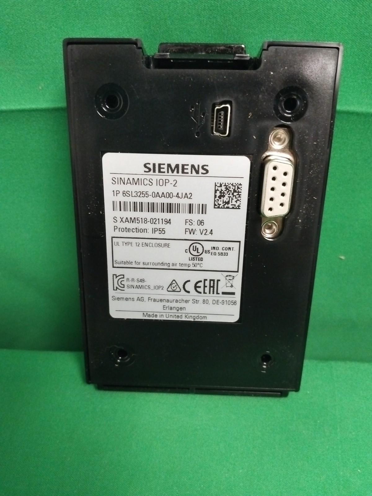 Siemens 6SL3255-0AA00-4JA2 console de programmation avec clonage de données - 4