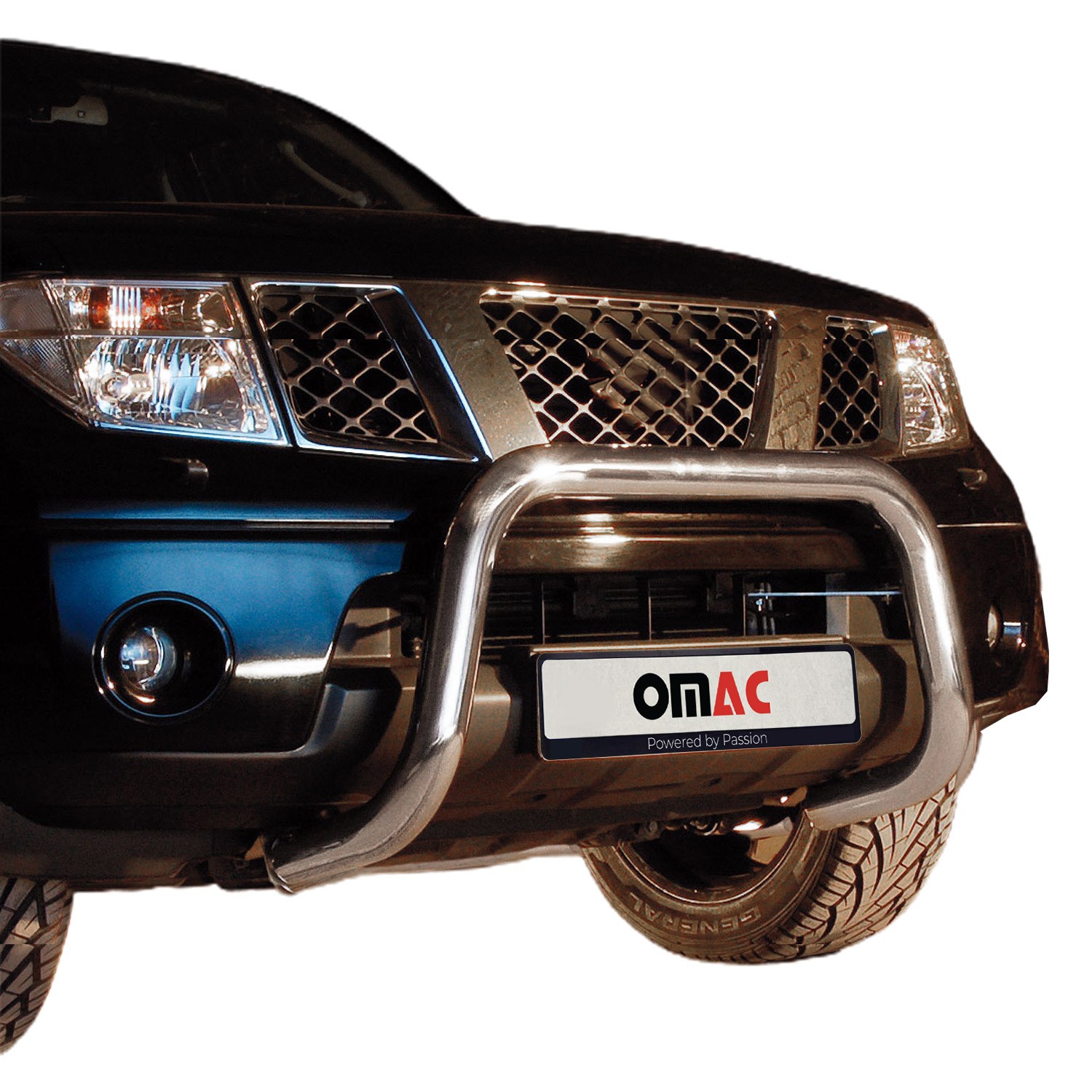 Pare-Buffle Navara D40 Eviter Rayures Carrosserie Inox Argent Durable