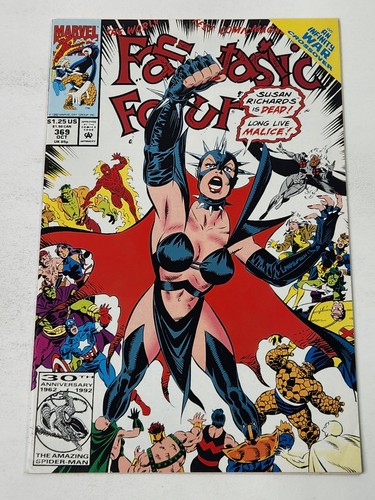 Fantastic Four 369 DIRECT Infinity War Tie-In Malice Cover Marvel Comics 1992