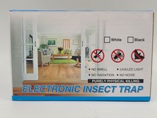 Electric Insects Traps Indoor Plug In 2ct Black