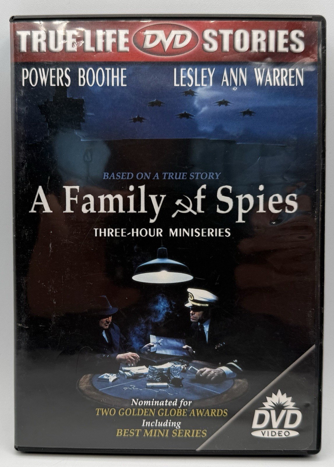 A Family of Spies DVD Powers Boothe Leslie Ann Waren True Life Stories 1989