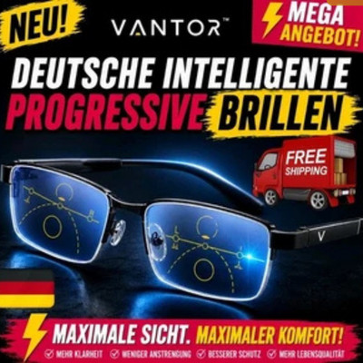 Vantor  Deutsche Intelligente Progressive Brille Lesebrille Gleitsichtbrille