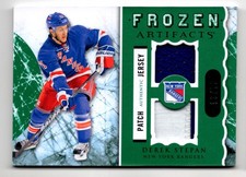 2012-13 Artifacts Frozen Artifacts Jerseys Patches Emerald Derek Stepan Patch
