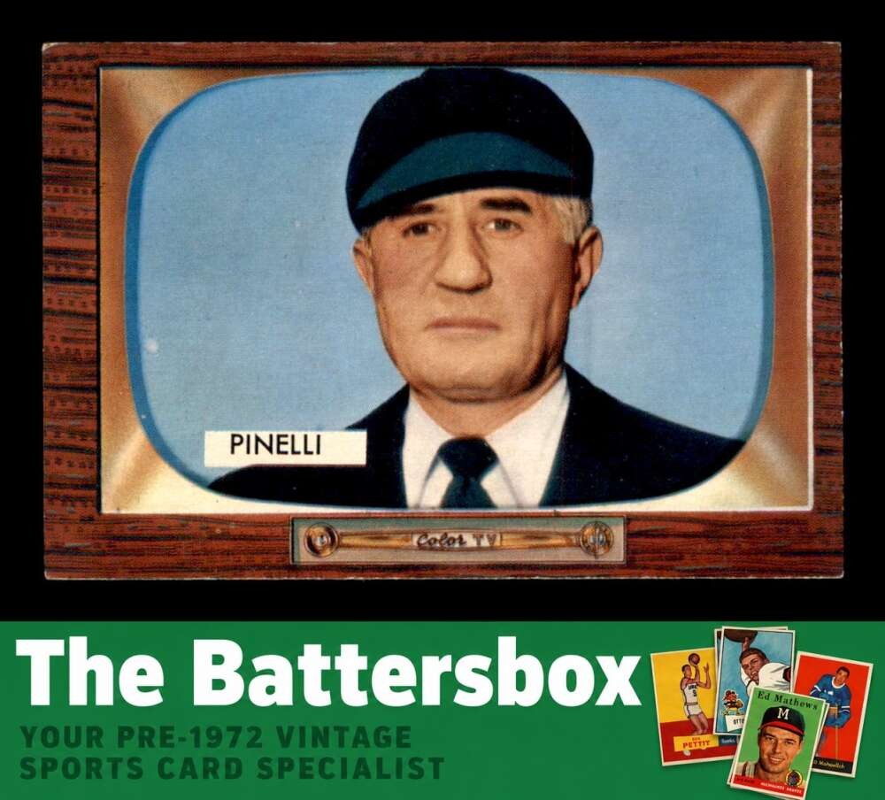 1955 Bowman #307 Babe Pinelli UMP EXMT+ X3767613