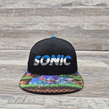 Sonic The Headhodge Cartoon Movie Hat Cap Youth Kids Boys Adjustable Snapback