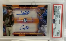 2024 Bowman Draft James Tibbs III Cam Smith DUAL Auto Orange /25 PSA 9 MINT 🔥📈