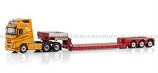 1:50 for WSI for VOLVO for FH5 for XL 6X2 TAG AXLE EURO PX LOW LOADER - 3 AXLE