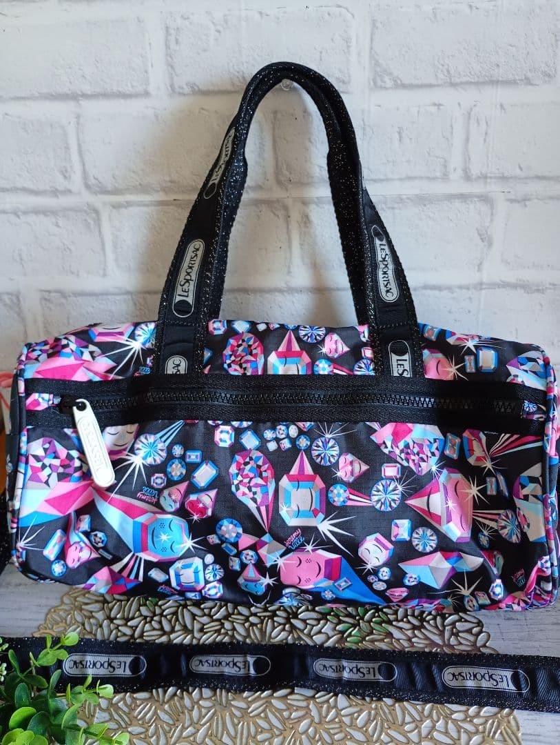 人気のUSED　BAG LeSportsac Jeremyville Collab Boston Bag Artist In Re… - Gem