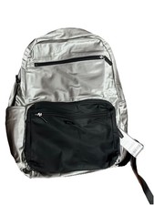 NWT TUMI SILVER & BLACK PACKABLE BACKPACK FOL...