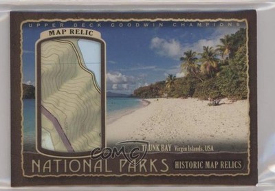 2022 Goodwin Champions Parks Map Relics 28/56 Virgin Islands National Park 0f3