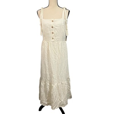 52seven NEW Women's Cream Linen Blend Smock Lined Tiered Summer Maxi Dress Sz M | eBay 52seven NEW Women's Cream Linen Blend Smock Lined Tiered Summer Maxi Dress Sz M | eBay