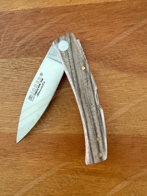 Joker BECADA Knife   3.15  Sandvik 14C28N Blade | Walnut Handle | Red Liners